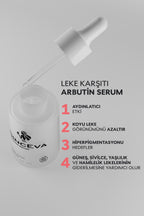 Arbutin Serum %2 Alfa Arbutin + Niasinamid Elma Özlü Leke Karşıtı & Ton Eşitleyici 30ml