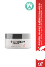 Peeling Scrub Krem+Kayısı Çekirdeği Partiküllü Elma Özlü Ölü Deri & Gözenek Arındırıcı 200ml