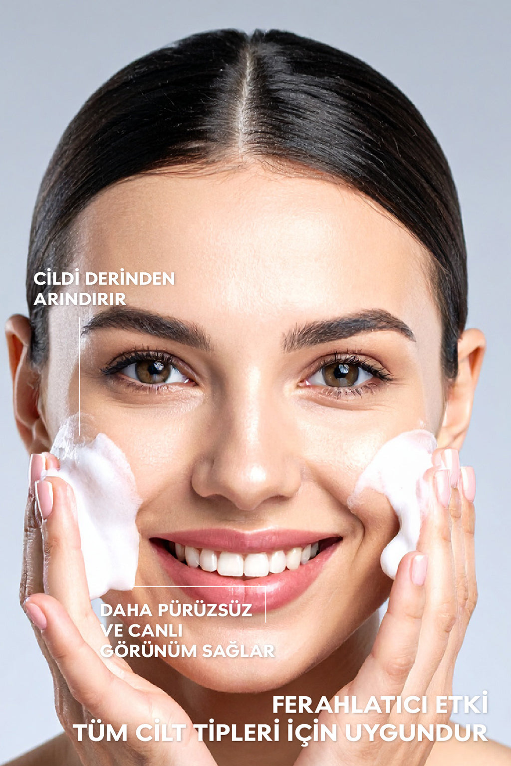 Yüz Temizleme Köpüğü Aloe Vera + Elma Özlü Nazik Temizleyici & Arındırıcı 200ml