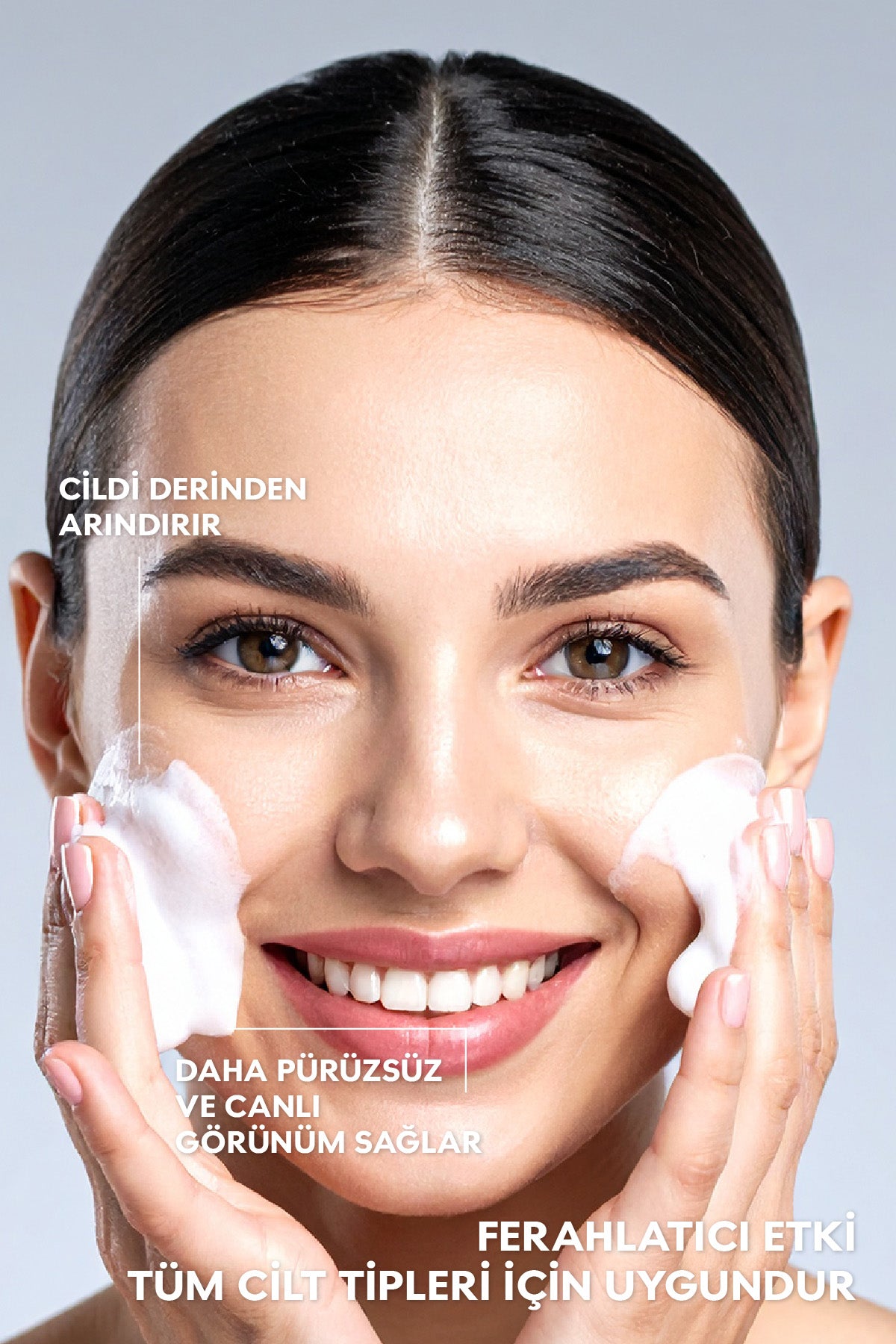 Yüz Temizleme Köpüğü Aloe Vera + Elma Özlü Nazik Temizleyici & Arındırıcı 200ml