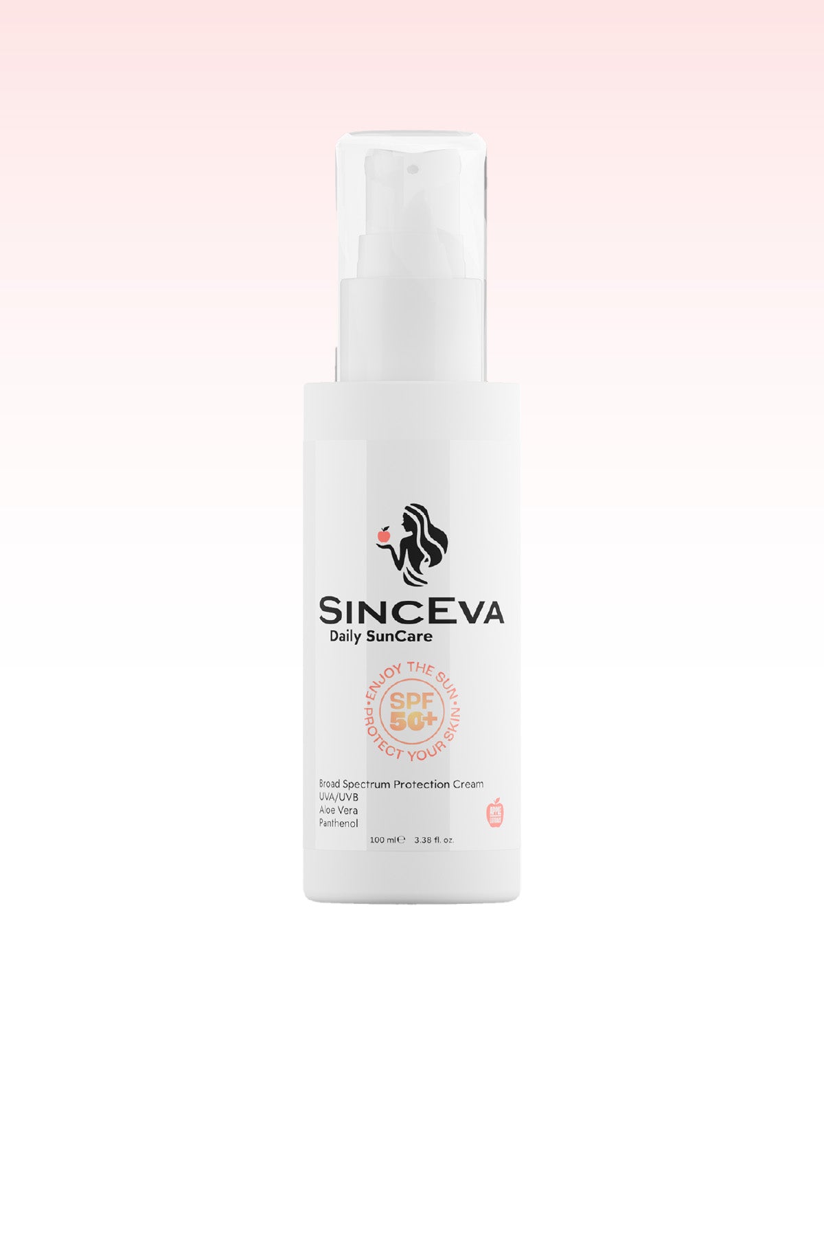 Güneş Kremi SPF 50 Aloe Vera + Panthenol Elma Özlü Geniş Spektrumlu UVA/UVB Koruma 100ml Ürün ana görseli